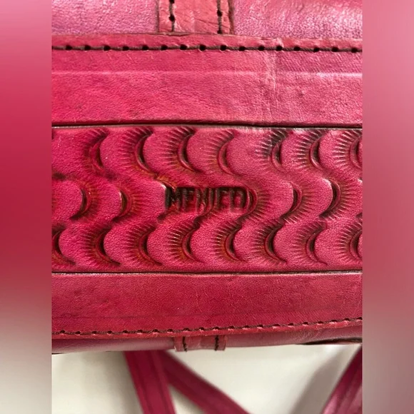 Authentic leather pink purse - Picture 9 of 15